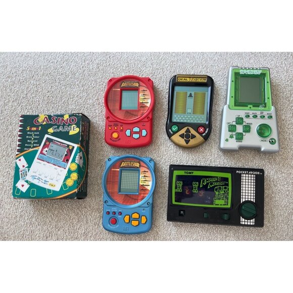 Lot‎ of 6 handheld video and casino games - - see description - Picture 1 of 17